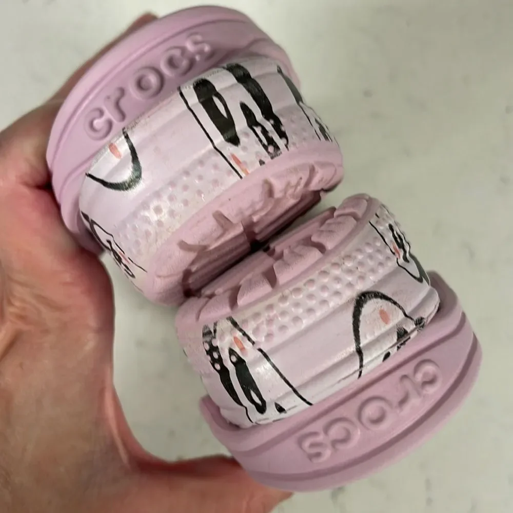 Crocs Childrens/Kids Classic Panda Clogs (Blush Pink) Size 8 Toddler